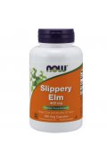 NOW FOODS Slippery Elm (Wiąz czerwony) 400mg - kapsułki - 100 kapsułek