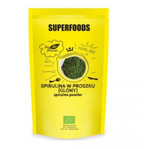 SERIA BIAŁA Bio Planet Spirulina w proszku (glony) BIO 200g (5%)