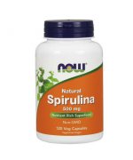 NOW FOODS Spirulina Natural 500mg - 120 kapsułek