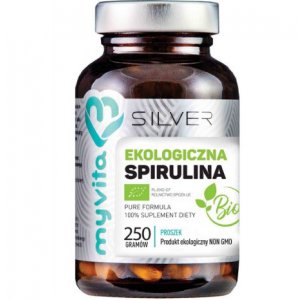 MYVITA Silver Pure 100% Spirulina BIO proszek 250g