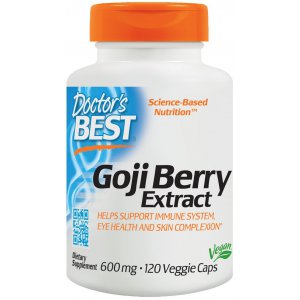 DOCTOR'S BEST Jagoda Goji - Goji Berry Extract 600mg