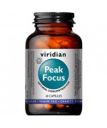VIRIDIAN Organic Peak Focus - 60 kapsułek