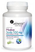 Aliness Maślan Sodu 550 mg - 100 kapsułek
