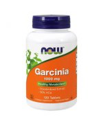 NOW FOODS Garcinia Tamaryndowiec malabarski 1000mg - 120 tabletek