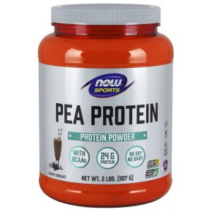 Now Foods Pea Protein, Białko Grochowe - czekolada