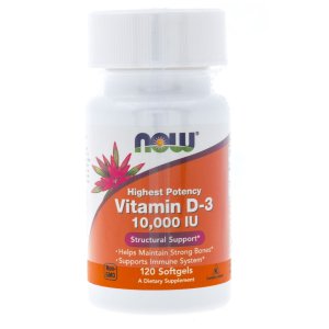 Now Foods Witamina D3 10000 IU