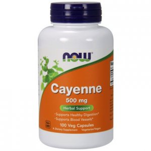 NOW FOODS Cayenne 500mg (Papryczka cayenne) 