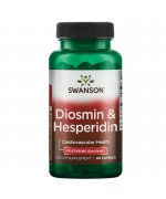 Swanson Diosmina 500 mg + Hesperydyna 100 mg - 60 kapsułek