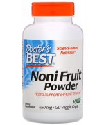 DOCTOR'S BEST Owoc Noni (Noni Fruit Powder) 650mg - 120 kapsułki