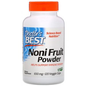 DOCTOR'S BEST Owoc Noni (Noni Fruit Powder) 650mg