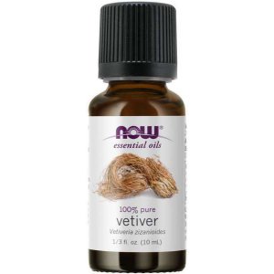 Now Foods Essential Oil, Vetiver Oil -100% Olejek z Wetywerii 