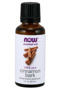 Now Foods Essential Oil, Cinnamon Bark Oil - Kora cynamonu - 30 ml.