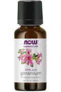 Now Foods Essential Oil, Geranium Oil - 100% Olejek Geraniowy - 30 ml.