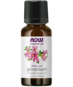 Now Foods Essential Oil, Geranium Oil - 100% Olejek Geraniowy - 30 ml.