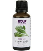 Now Foods Essential Oil, Clary Sage Oil - 100% Olejek z Szałwii - Szałwia (30 ml) - 30 ml.