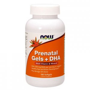 NOW FOODS Prenatal Gels + DHA