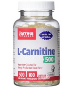 Jarrow formulas L-karnityna 500mg - 100 kapsułek wegańskich - 100 kapsułek