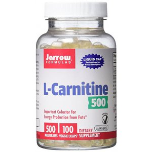 Jarrow formulas L-karnityna 500mg - 100 kapsułek wegańskich