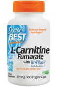 DOCTOR'S BEST Fumaran L-karnityny 855mg - 180 kapsułek
