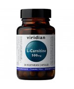 VIRIDIAN L- karnityna 500 mg - 30 kapsułek