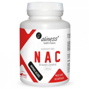 Aliness NAC N-Acetyl-L-Cysteine 490 mg