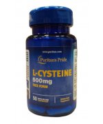 Puritan's Pride L-Cysteine, 500 mg L-cysteina - 50 kapsułek