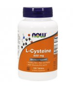 NOW L-Cysteina 500mg - 100 tabletek