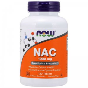 NOW FOODS NAC 1000mg (N-acetyl-cysteina)