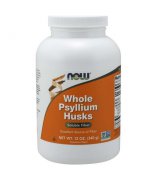 Now Foods Whole Psyllium Husks Powder (Babka płesznik (łuski / nasiona)) 340g - Proszek 340g