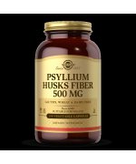 Solgar Psyllium Husks Fibre 500 mg - Babka płesznik - 200 kapsułek