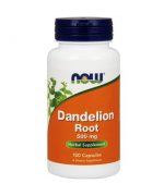 NOW FOODS Dandelion Root (Mniszek lekarski) 500mg - 100 kapsułek