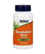 NOW Dandelion Root (Mniszek lekarski) 500mg - 100 kapsułek