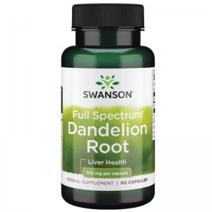 SWANSON Dandelion (Mniszek lekarski) 515mg