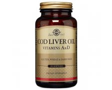 Solgar Olej z wątroby dorsza - cod liver oil - 250 kapsułek