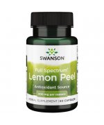 Swanson Full Spectrum Lemon Peel, 400mg (skórka cytryny) - 60 kapsułek