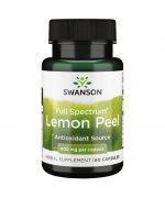 Swanson Full Spectrum Lemon Peel, 400mg (skórka cytryny) - 60 kapsułek