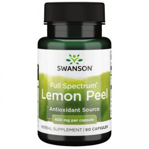 Swanson Full Spectrum Lemon Peel, 400mg (skórka cytryny)