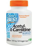 DOCTOR`S BEST Acetyl L-Carnitine with Biosint Carnitines, 500mg - 120 vcaps