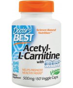 DOCTOR`S BEST Acetyl L-Carnitine with Biosint Carnitines, 500mg - 60 vcaps