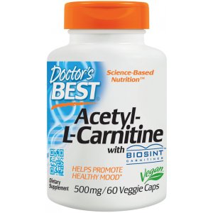 DOCTOR`S BEST Acetyl L-Carnitine with Biosint Carnitines, 500mg