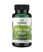 SWANSON Wild Yam Root extract (Dziki Pochrzyn) 400mg - 100 kapsułek