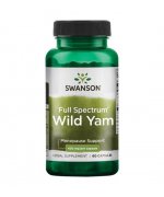 SWANSON Full Spectrum Wild Yam (Dziki pochrzyn) 400mg - 60 kapsułek