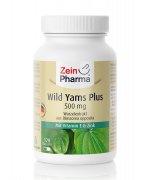 Zein Pharma Wild Yams Plus, 500mg (Dziki pochrzyn) - 120 kapsułek