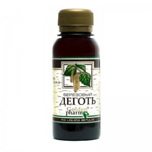 KOSMETYKI ROSYJSKIE Dziegieć brzozowy GoldenPharm 80ml