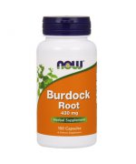 NOW FOODS Burdock Root (Korzeń łopianu) 430mg - 100 kapsułek