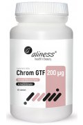 Aliness Chrom GTF Active Cr-Complex 200 µg vege - 100 kapsułek