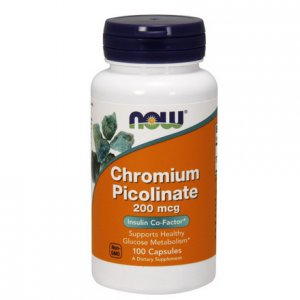 NOW FOODS Chrom Pikolinian 200 mg