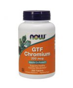 NOW GTF Chromium 200µg - 250 tabletek