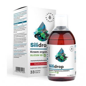 AURA HERBALS Silidrop+ Bor Krzem organiczny Silicium G5 500ml