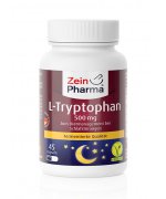 Zein Pharma L-Tryptophan, 500mg tryptofan - 180 kapuułek